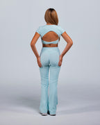 Silhouette V-cut Flares