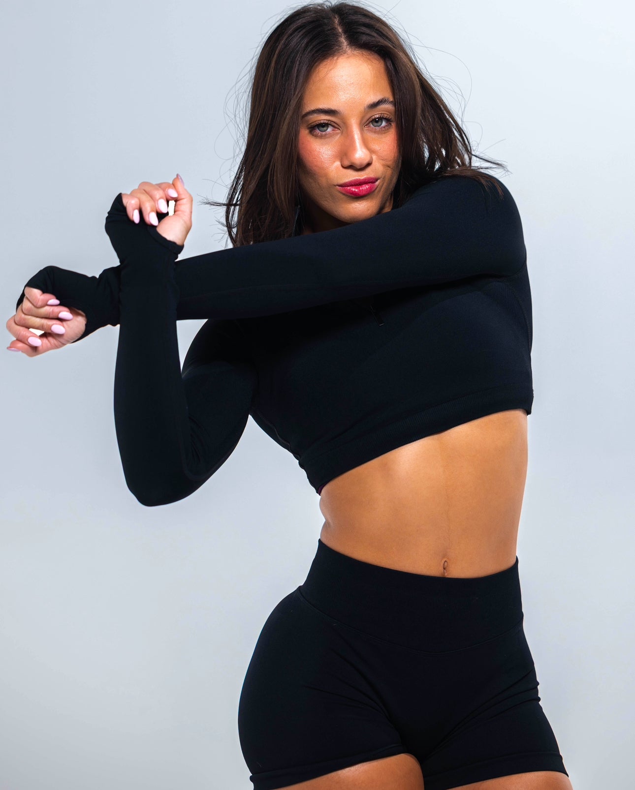 Scyeトップス ALL IN Crop Zip up – Goddess Boutique