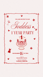 Goddess 1st year party