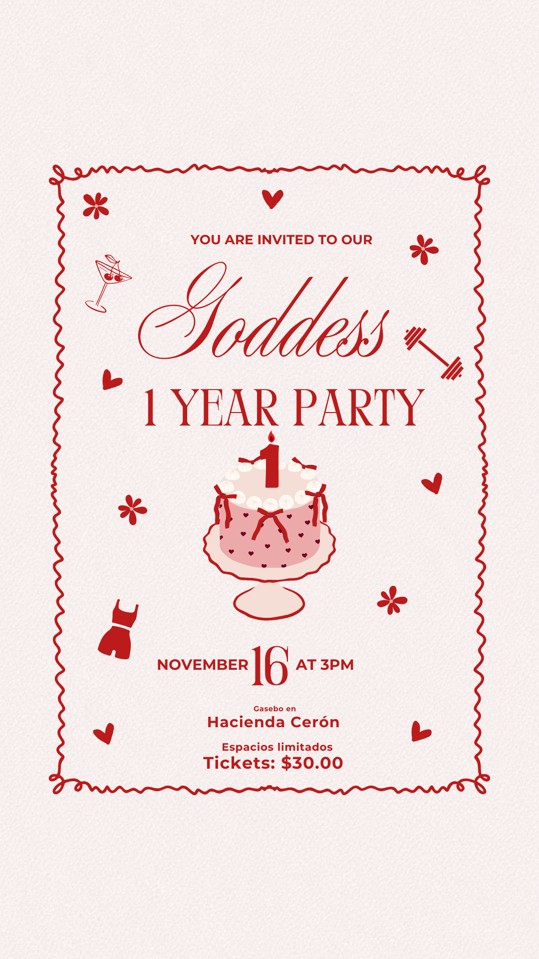 Goddess 1st year party