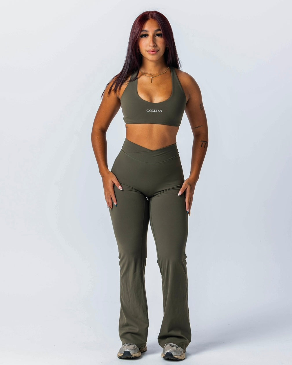 Silhouette V-cut Flares