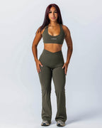 Silhouette V-cut Flares